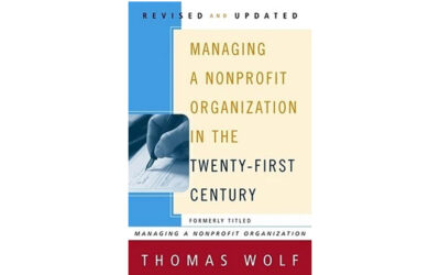 Managing a Nonprofit Organizations (Thomas Wolf)